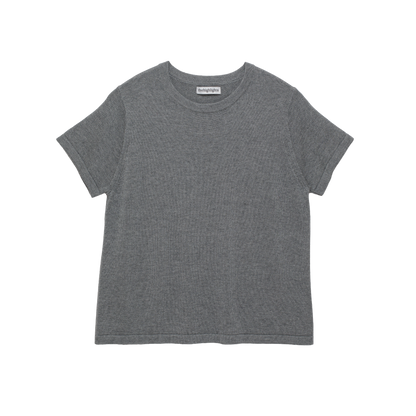 'knit' tee gray