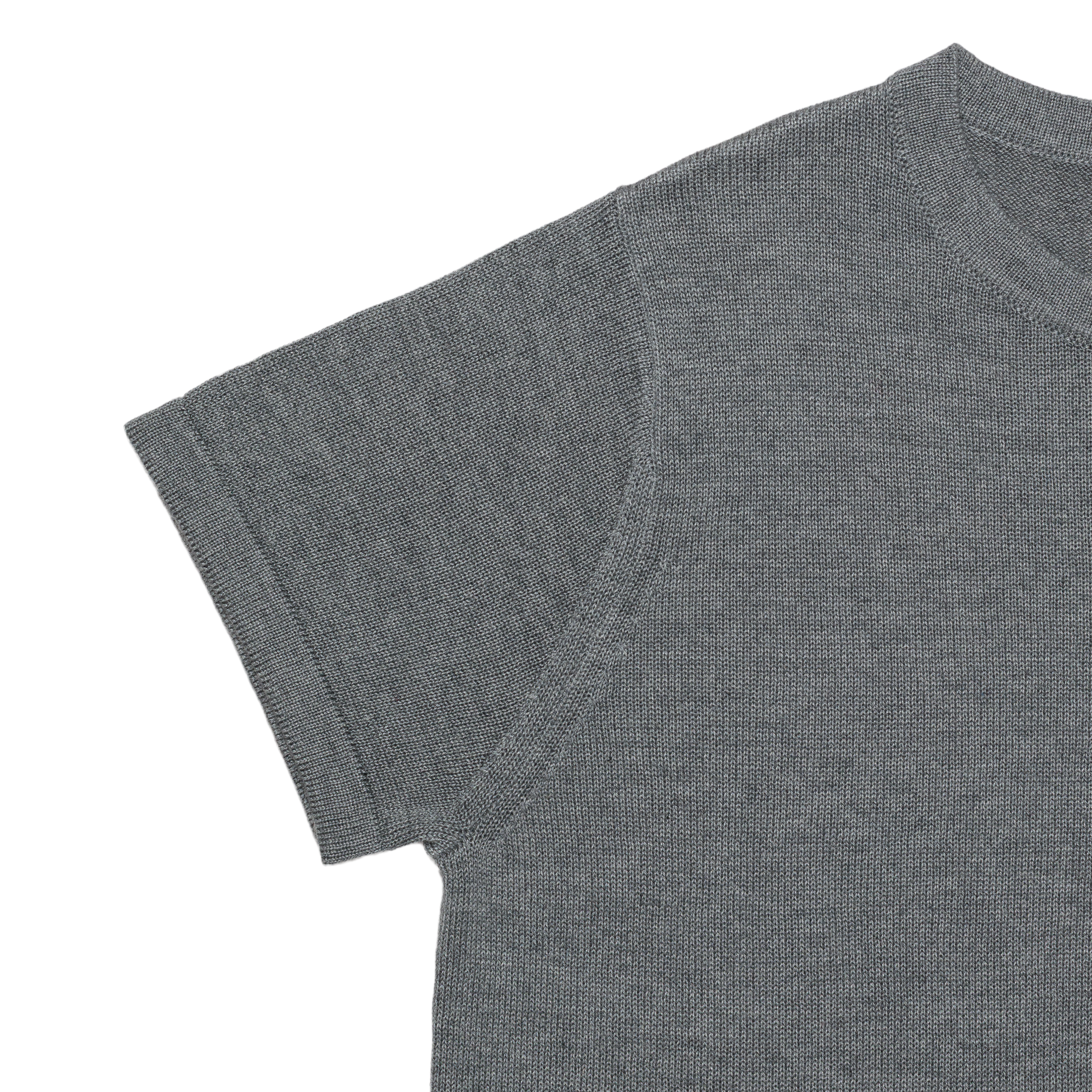 'knit' tee gray