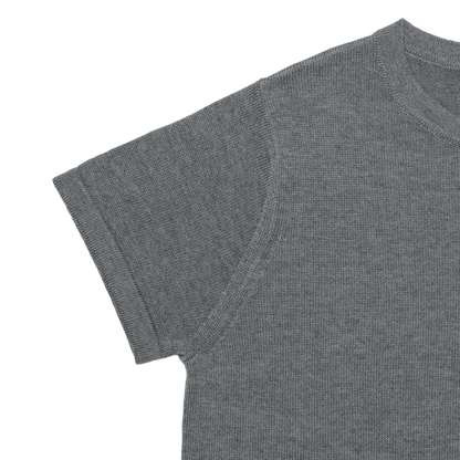 'knit' tee gray
