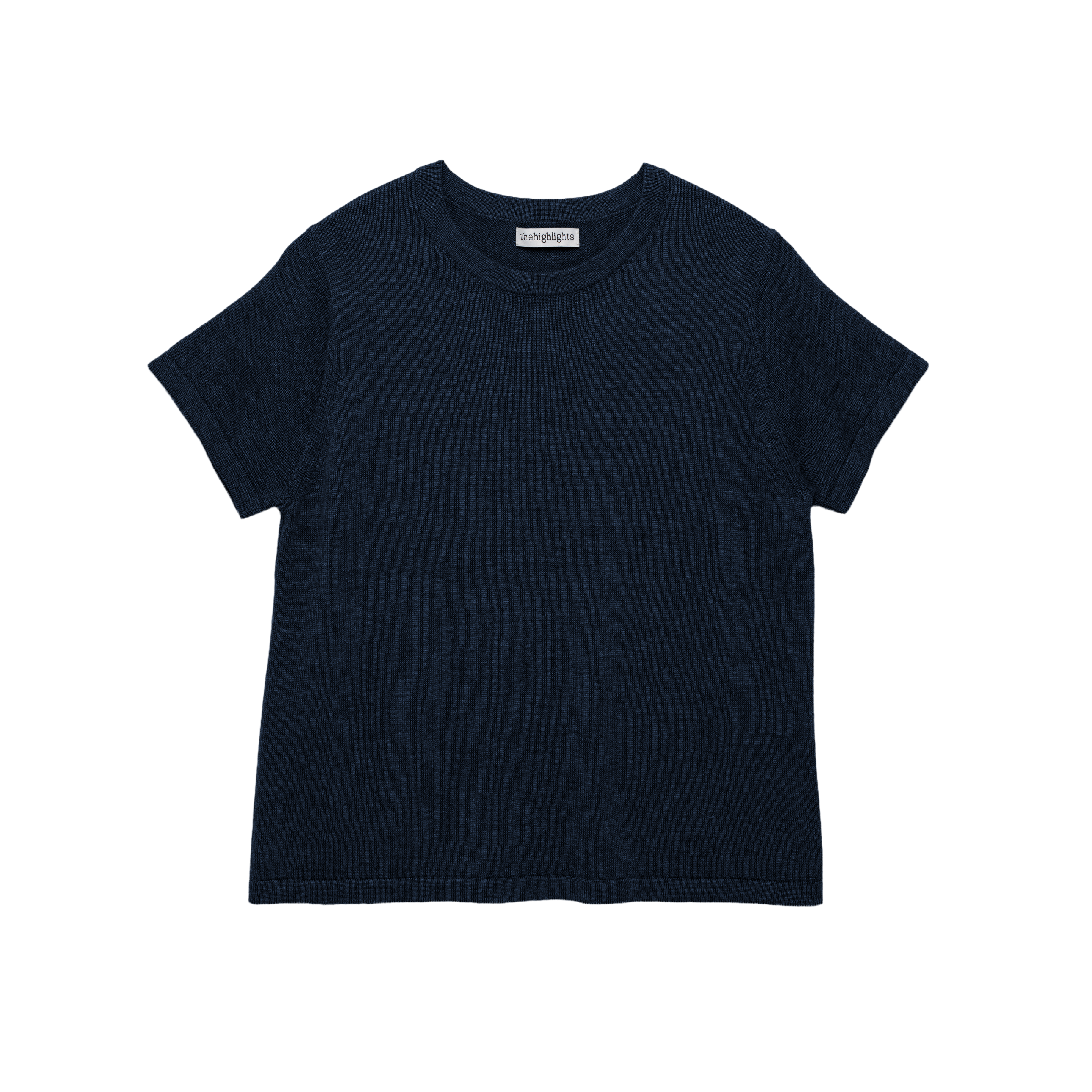 'knit' tee navy