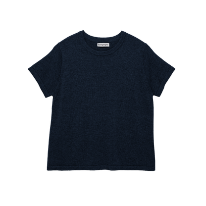 'knit' tee navy