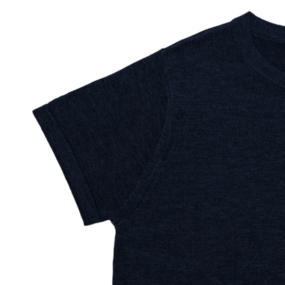 'knit' tee navy