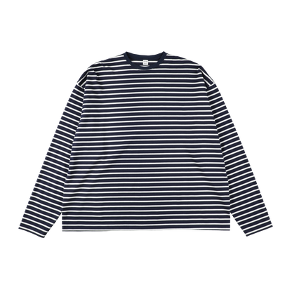 lite 'big LS tee' navy border