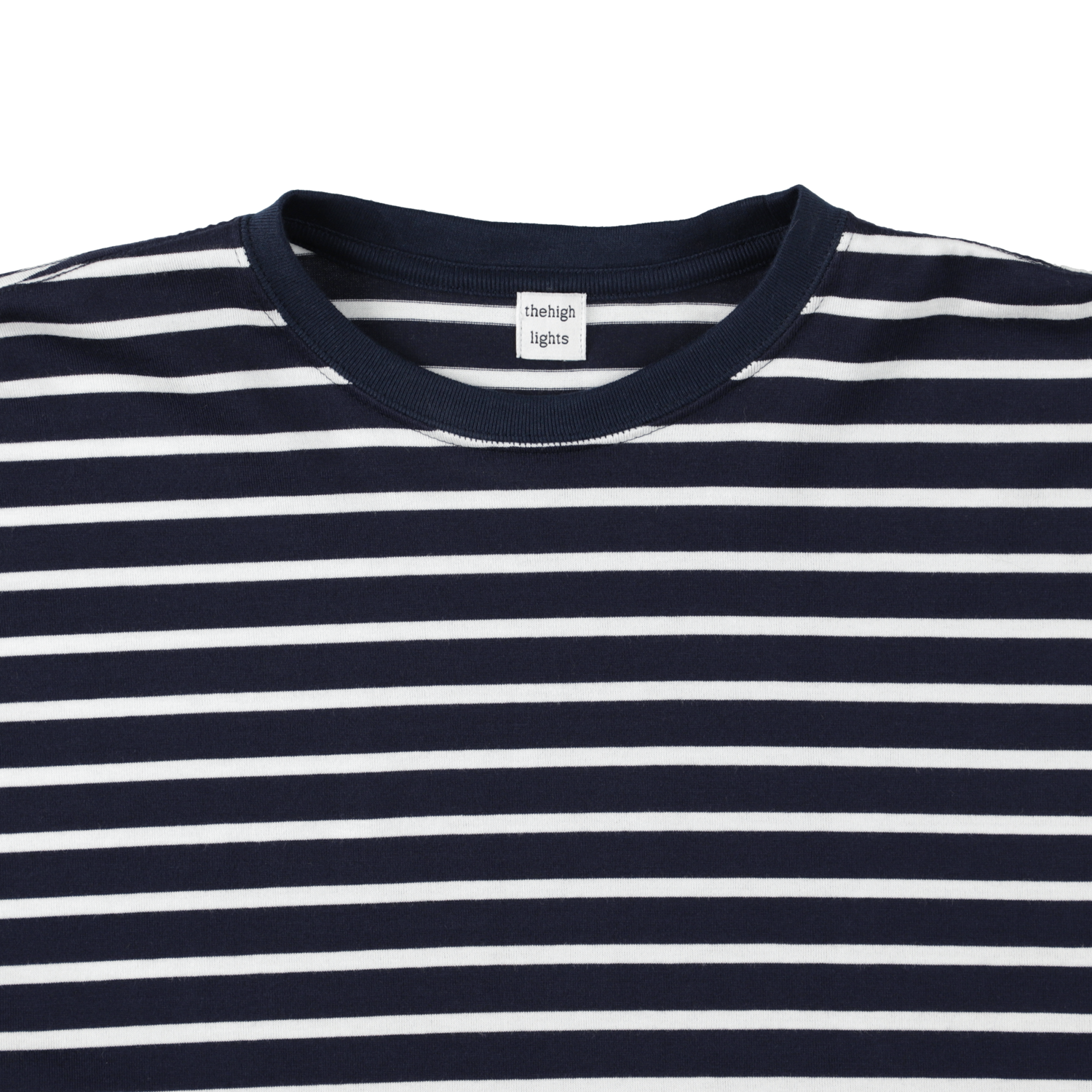 lite 'big LS tee' navy border