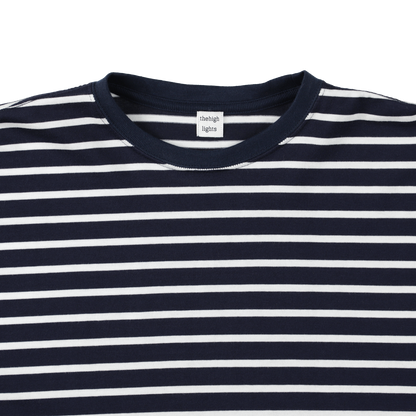 lite 'big LS tee' navy border