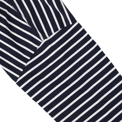 lite 'big LS tee' navy border