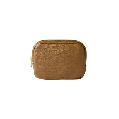 mini 'pouch' teddy brown