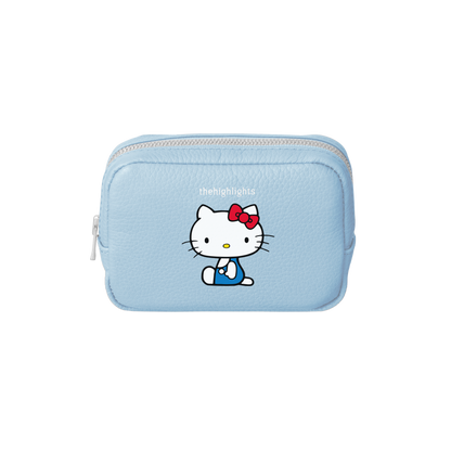 mini 'pouch' comet blue × HELLO KITTY