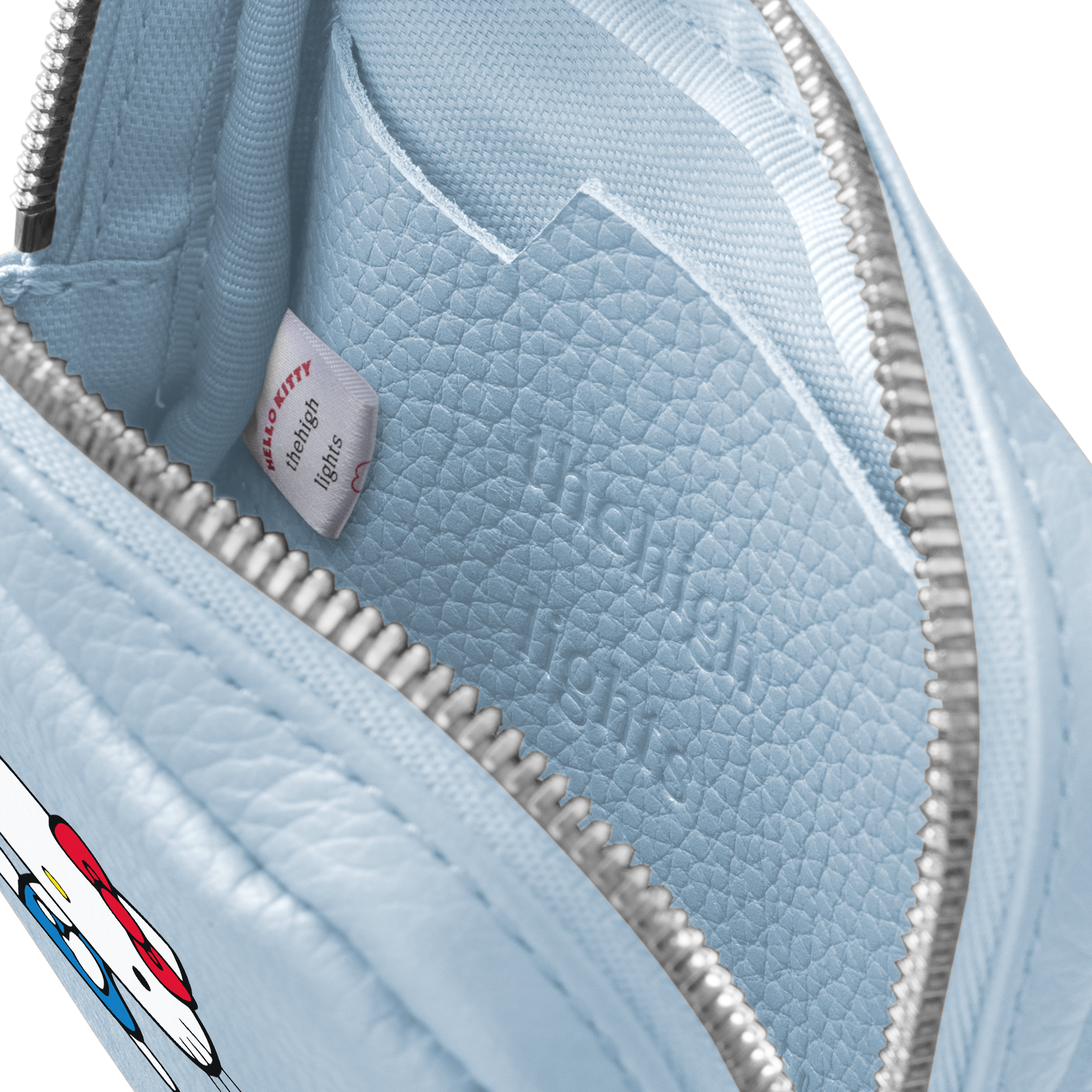 mini 'pouch' comet blue × HELLO KITTY