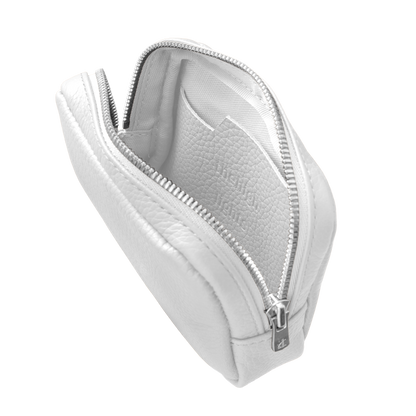 mini 'pouch' low white