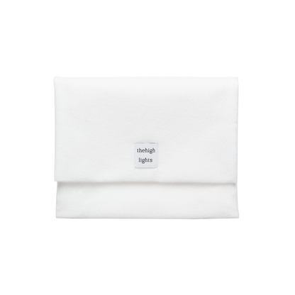 mini 'pouch' low white