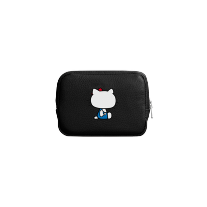 mini 'pouch' more black × HELLO KITTY