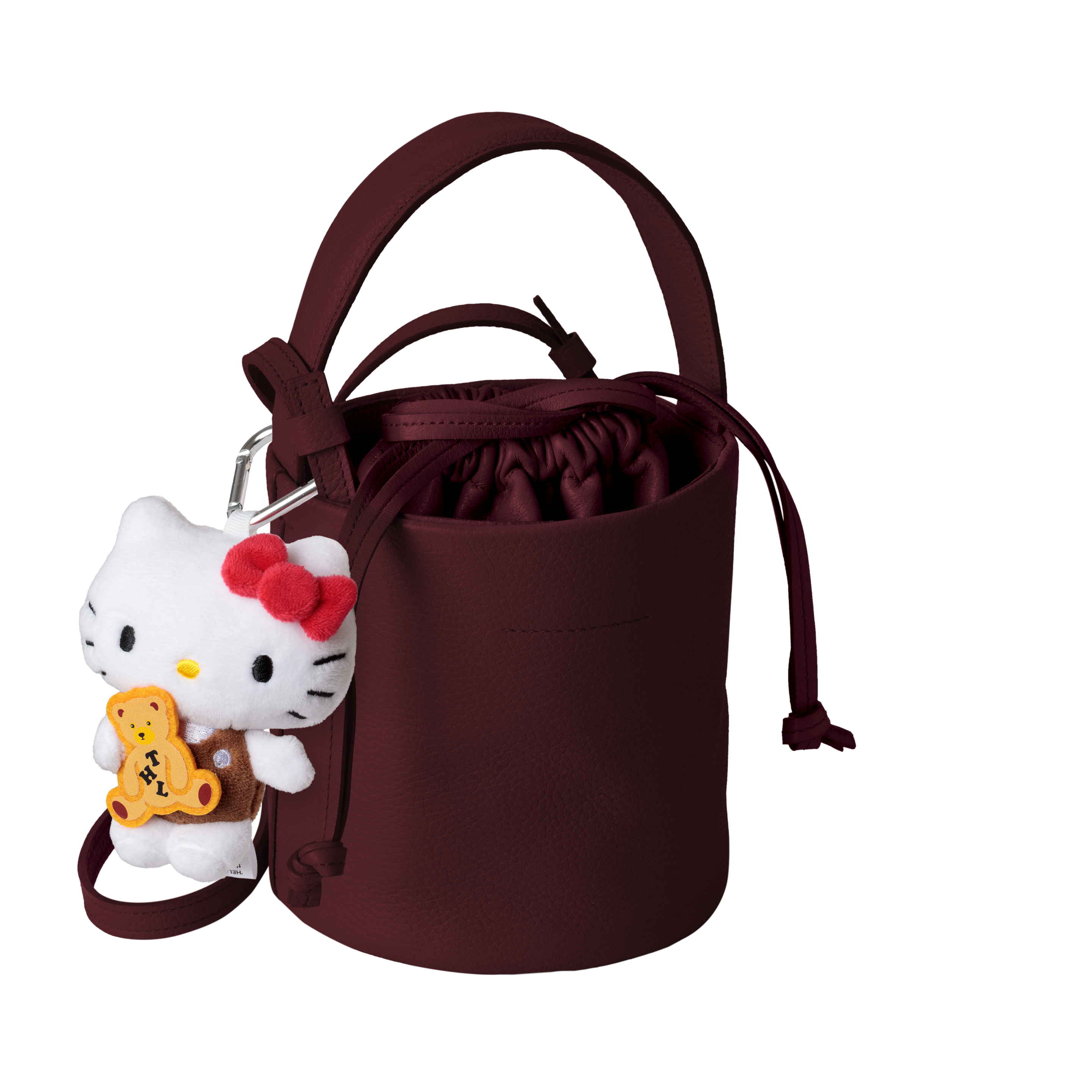 soft-toy 'charm' teddy × HELLO KITTY