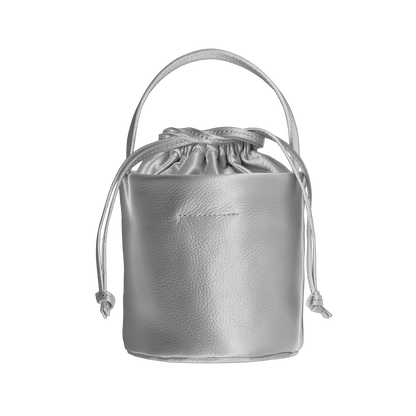 'pot' metallic silver