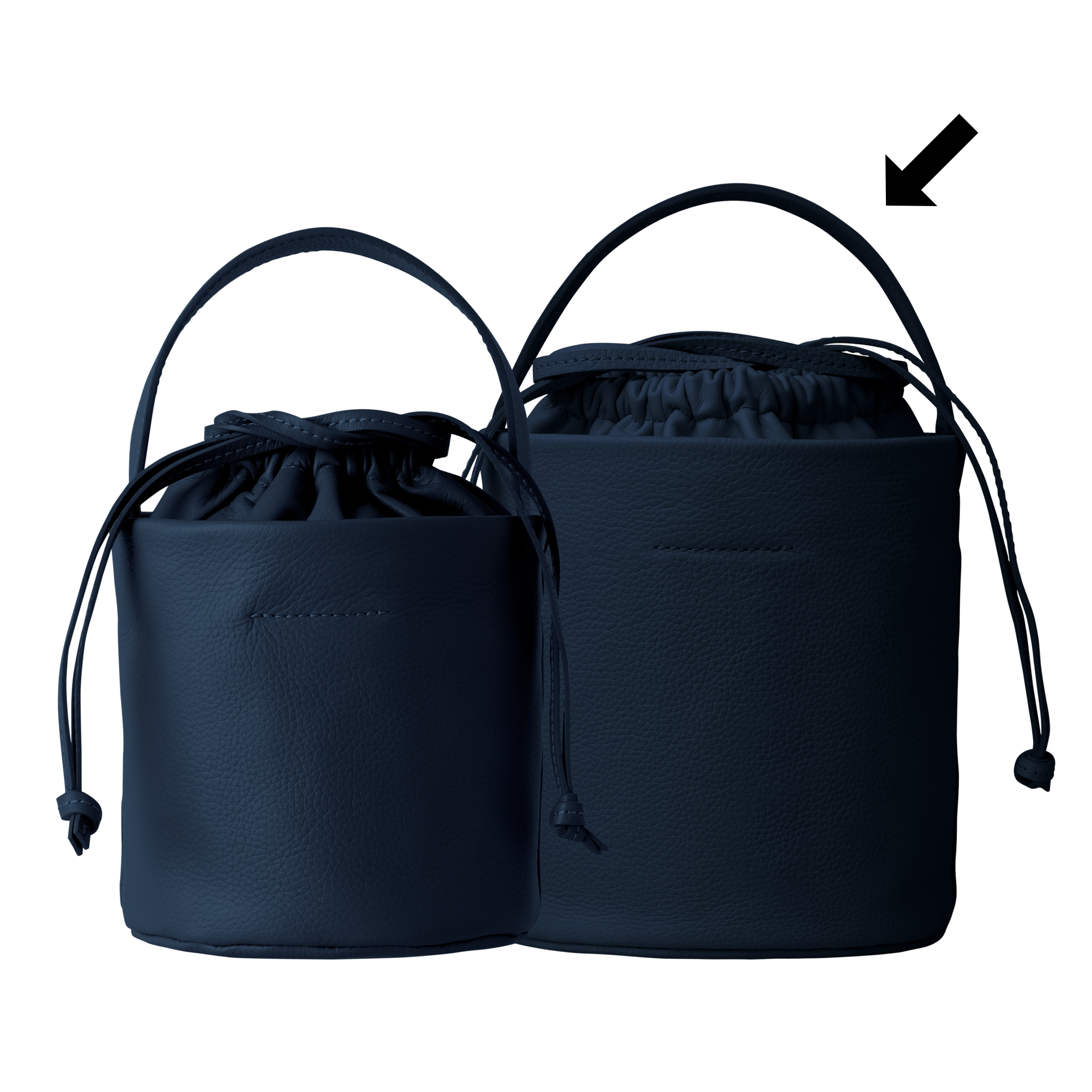 'pot large' ink navy