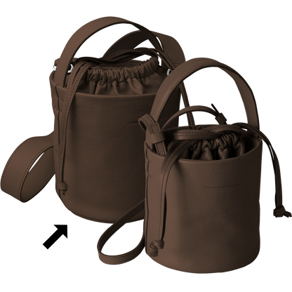 'pot large' wood brown