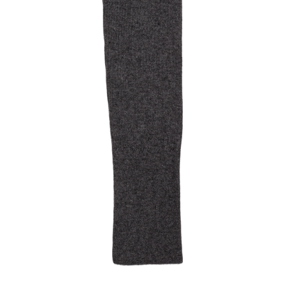 rib ‘knit’ polo-sweater charcoal gray