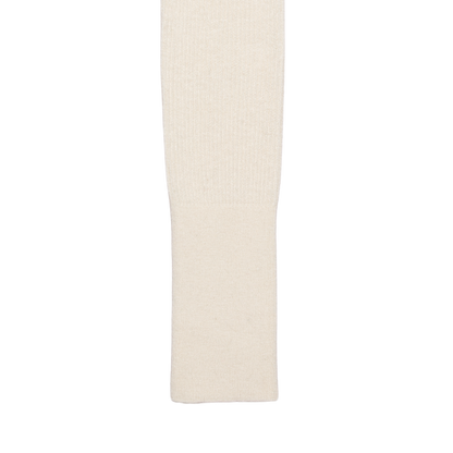 rib ‘knit’ polo-sweater white