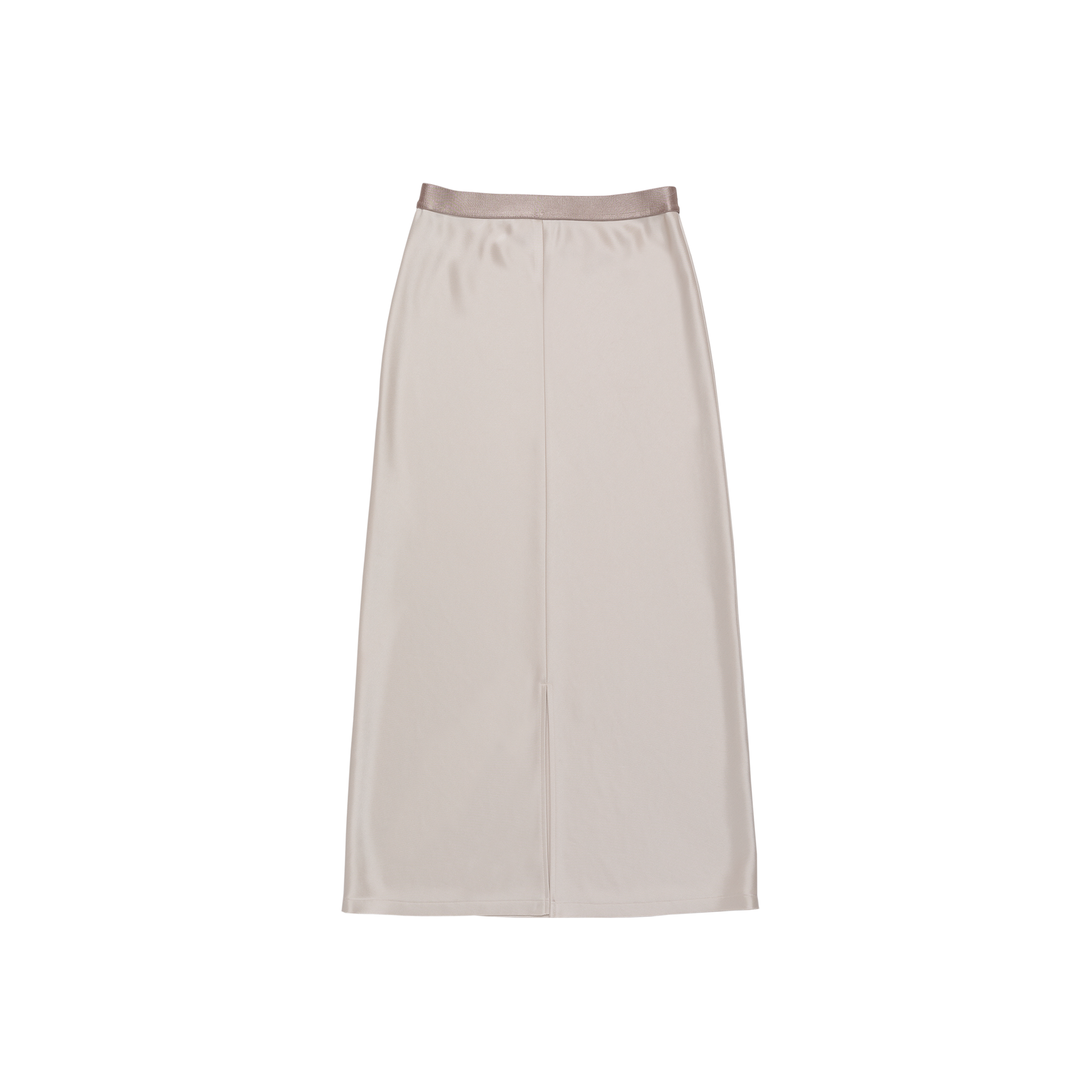 satin 'skirt' midi-long few beige