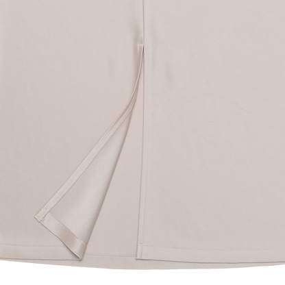 satin 'skirt' midi-long few beige