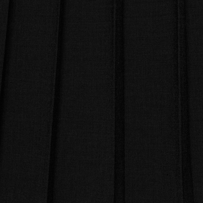 pleats 'skirt' midi black