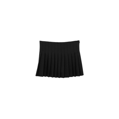 pleats 'skirt' mini black