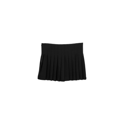 pleats 'skirt' mini black