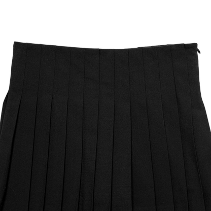 pleats 'skirt' mini black