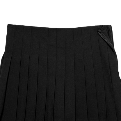 pleats 'skirt' mini black