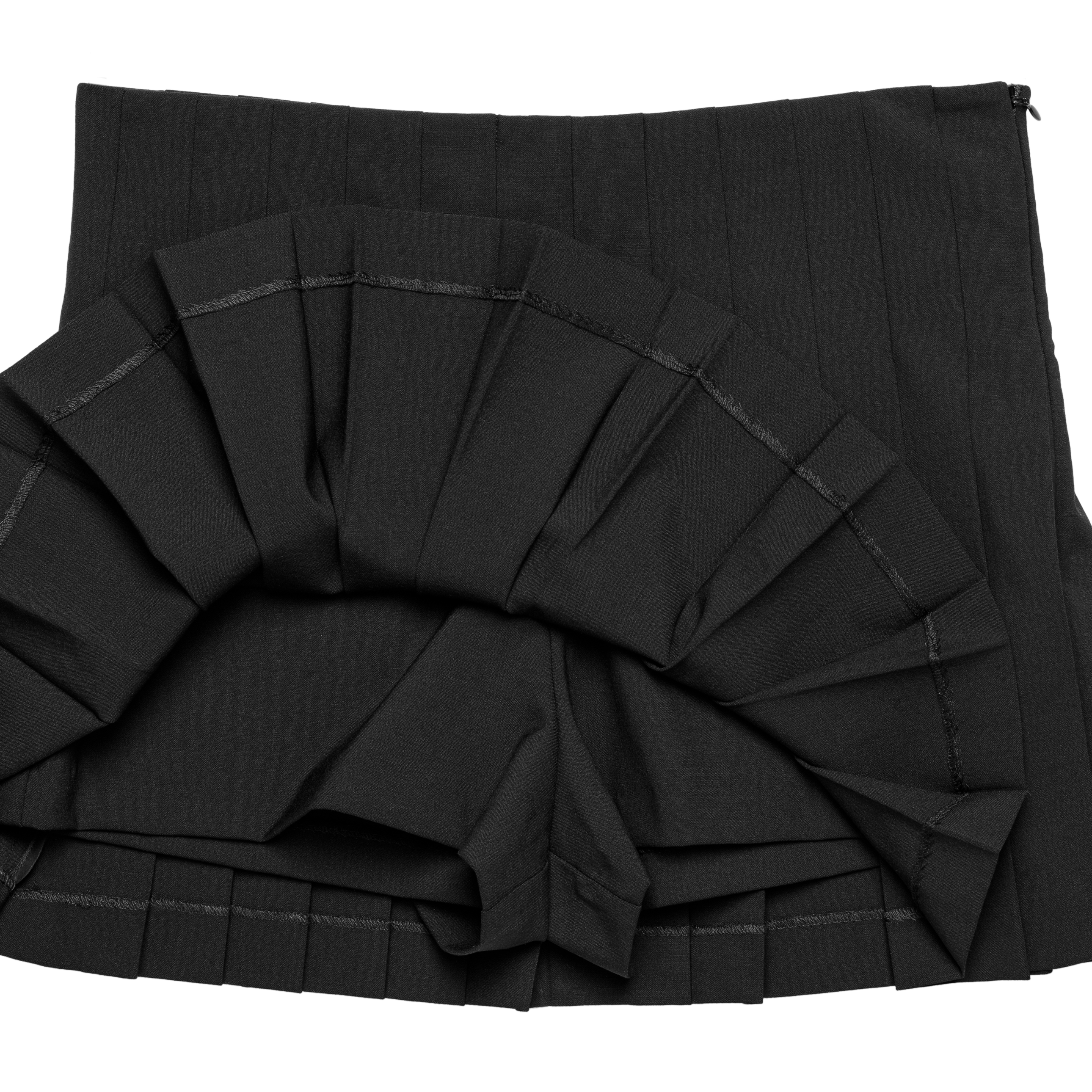 pleats 'skirt' mini black