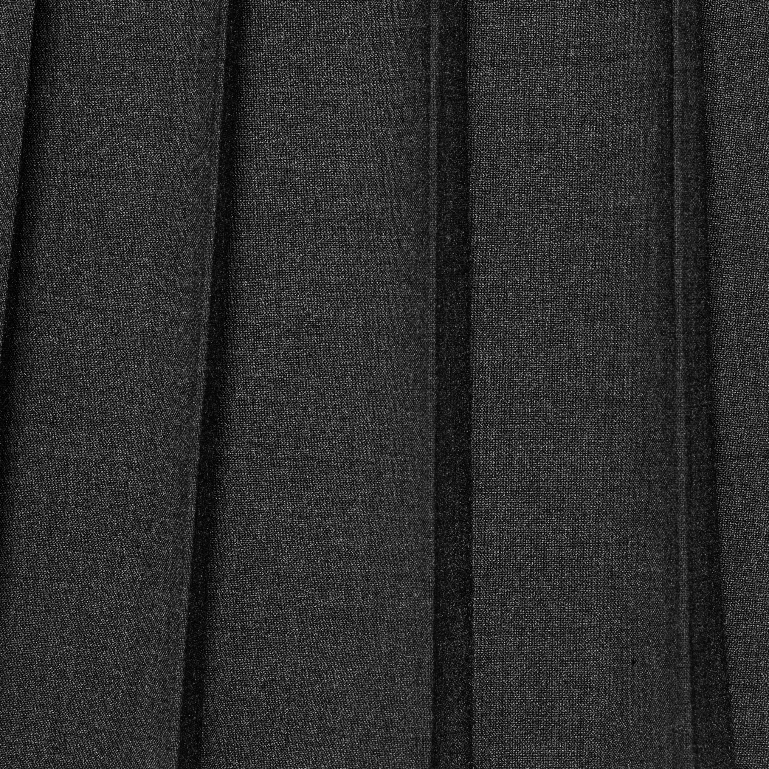 pleats 'skirt' mini dark gray