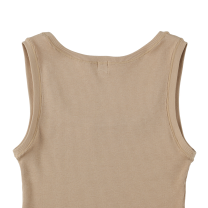 square 'tank' beige