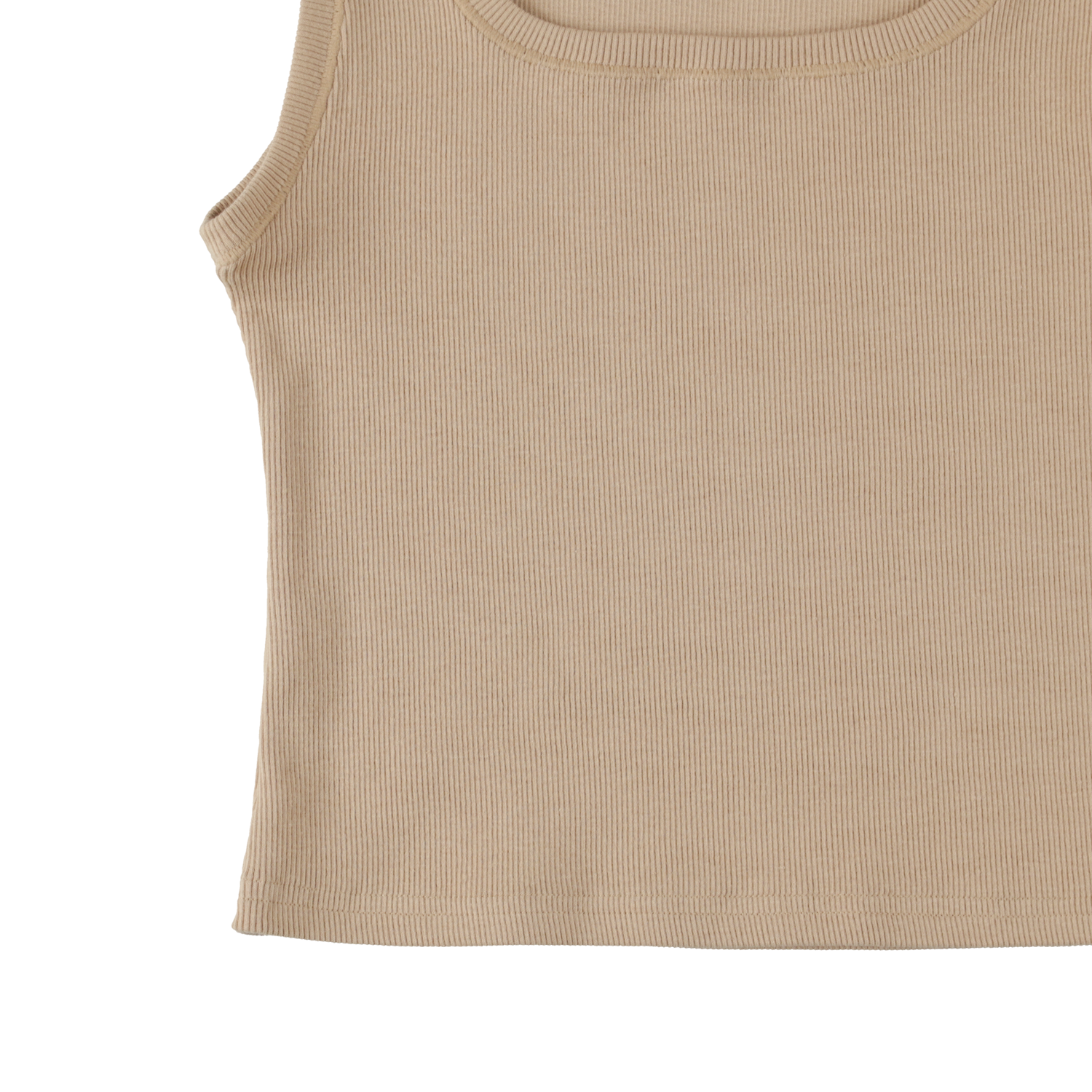 square 'tank' beige