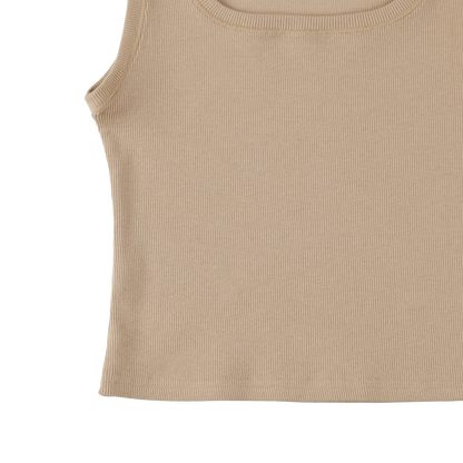 square 'tank' beige