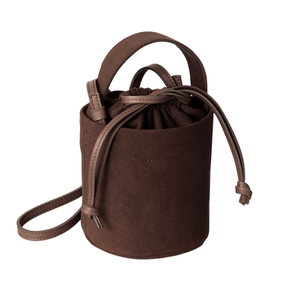 suede 'pot' brown
