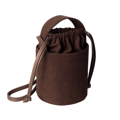 suede 'pot' brown