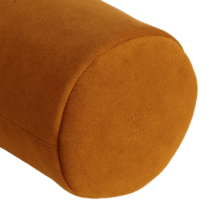 suede 'pot' mustard