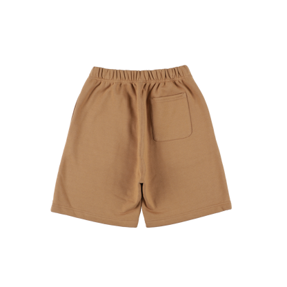 ‘sweat shorts’ camel beige