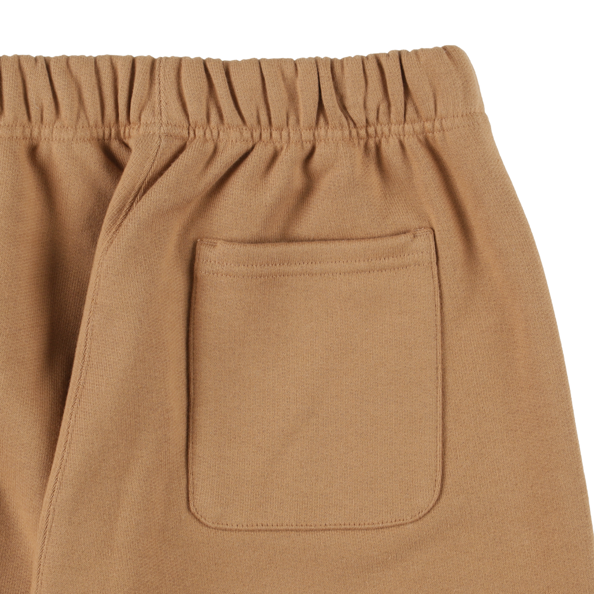 ‘sweat shorts’ camel beige