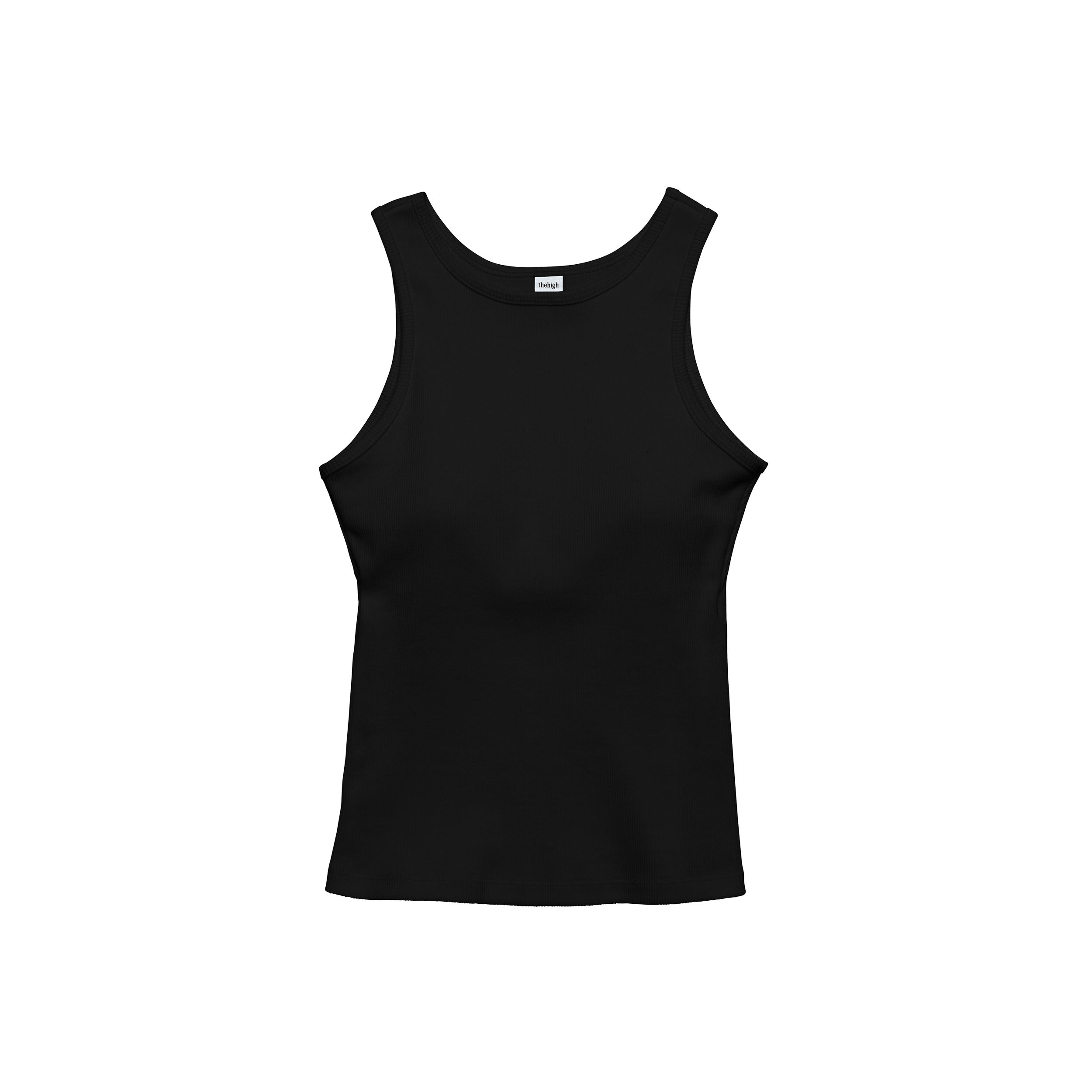 'tank' built-in-bra black