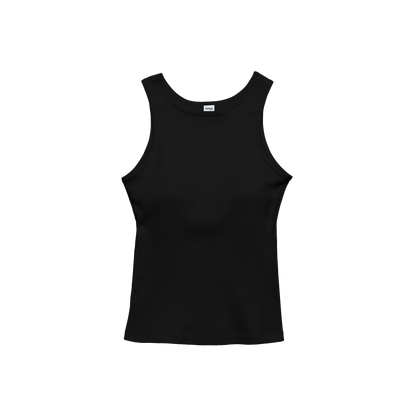 'tank' built-in-bra black