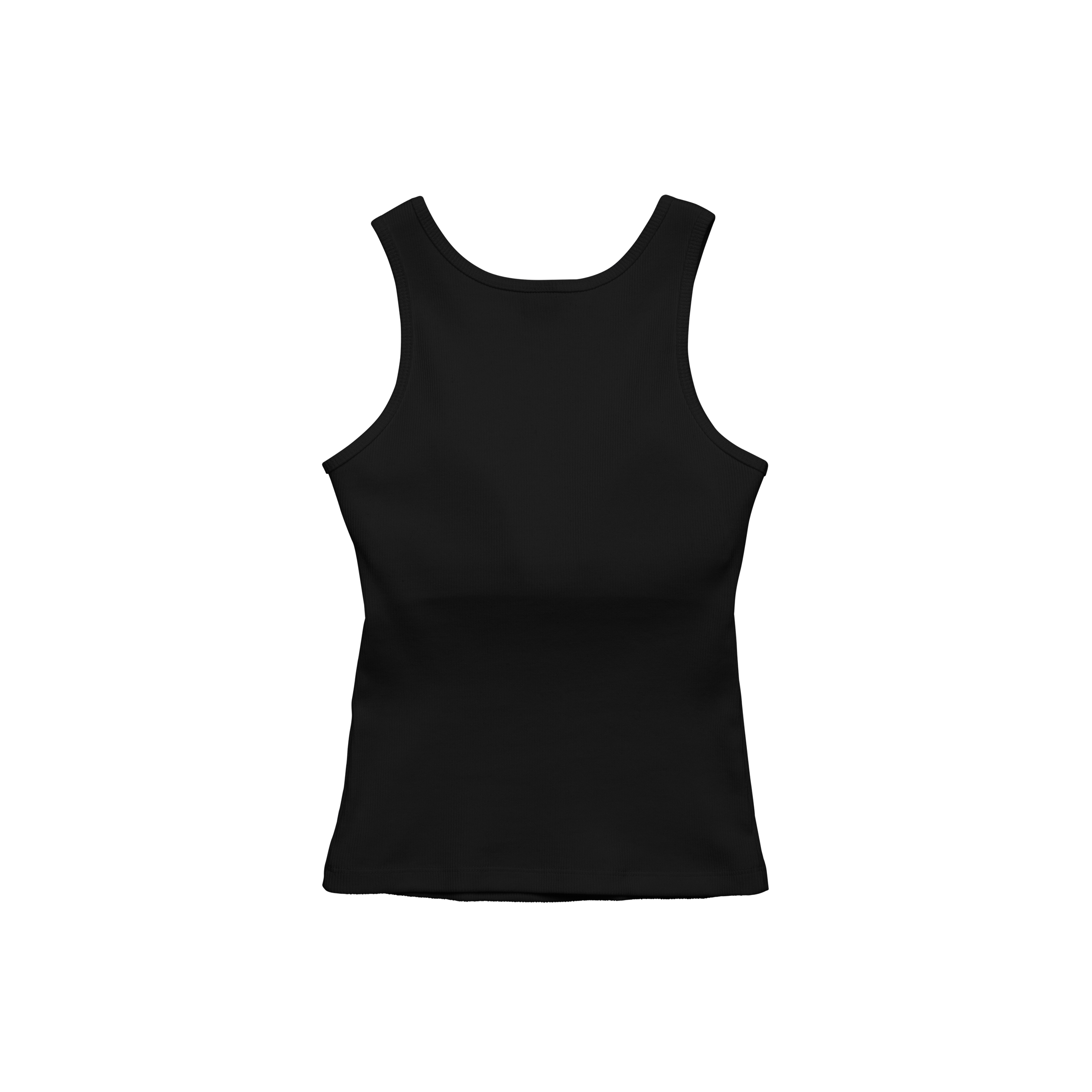 'tank' built-in-bra black