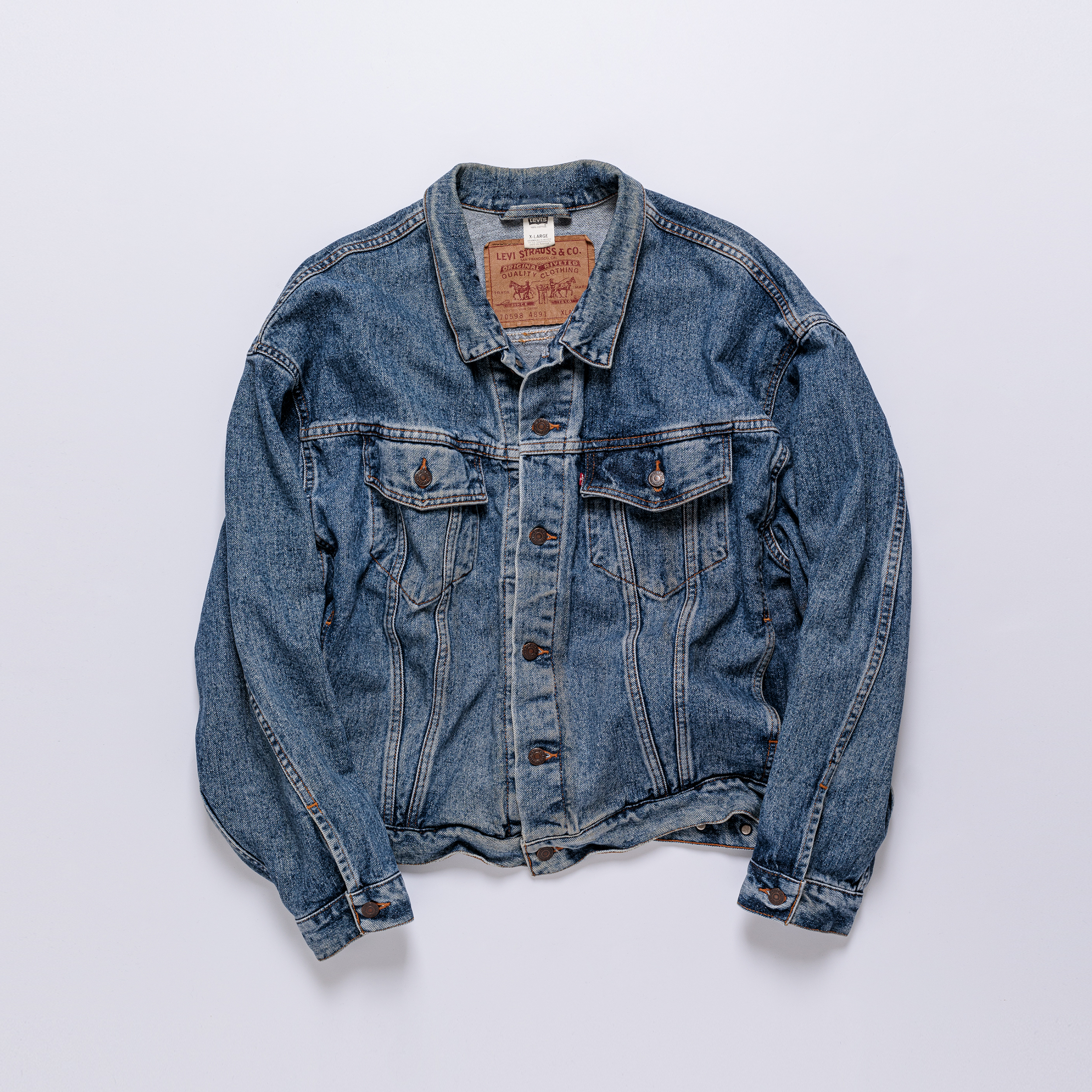 'vintage denim jacket' 001