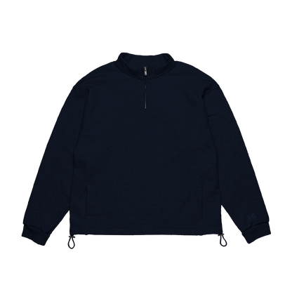 'zip sweat' ink navy［2nd edit.］