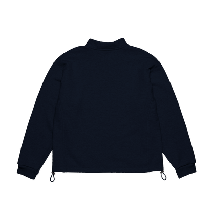'zip sweat' ink navy［2nd edit.］