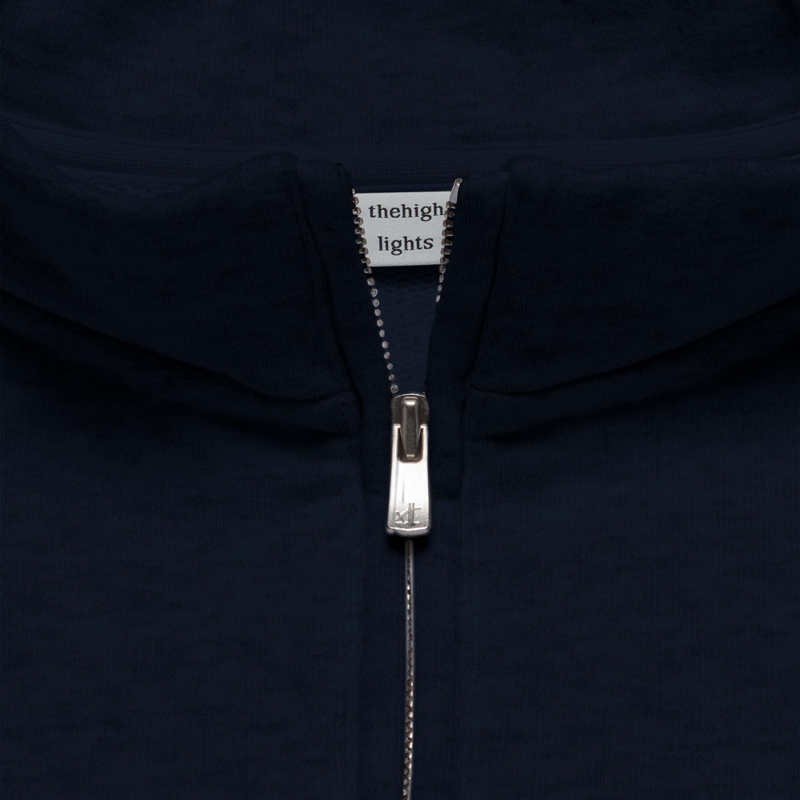 'zip sweat' ink navy［2nd edit.］