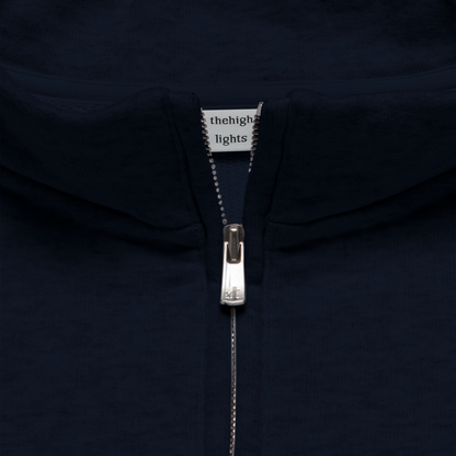 'zip sweat' ink navy［2nd edit.］