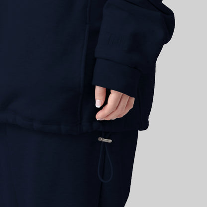 'zip sweat' ink navy［2nd edit.］