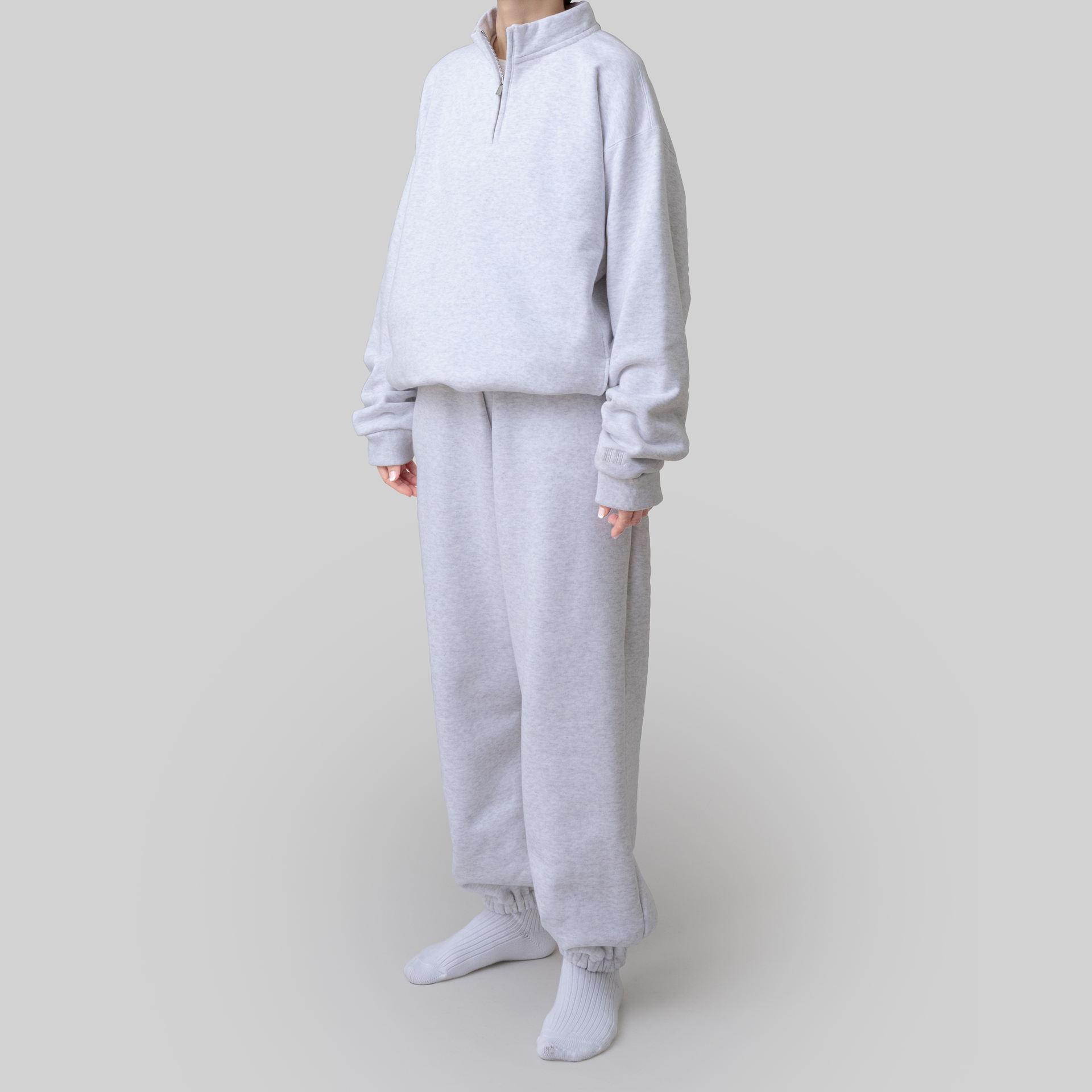 'zip sweat' steam gray［2nd edit.］