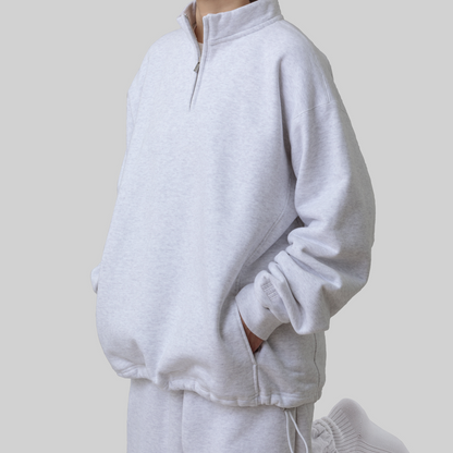 'zip sweat' steam gray［2nd edit.］